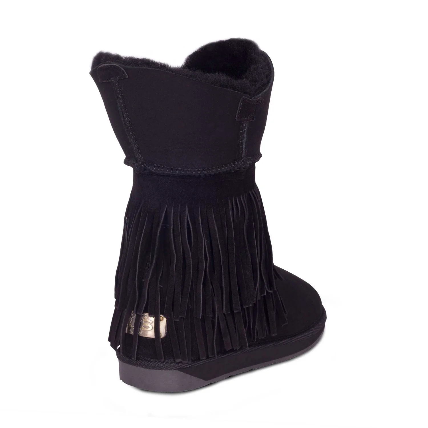 Women's Classic Fringed Sheepskin Boot - Image 13