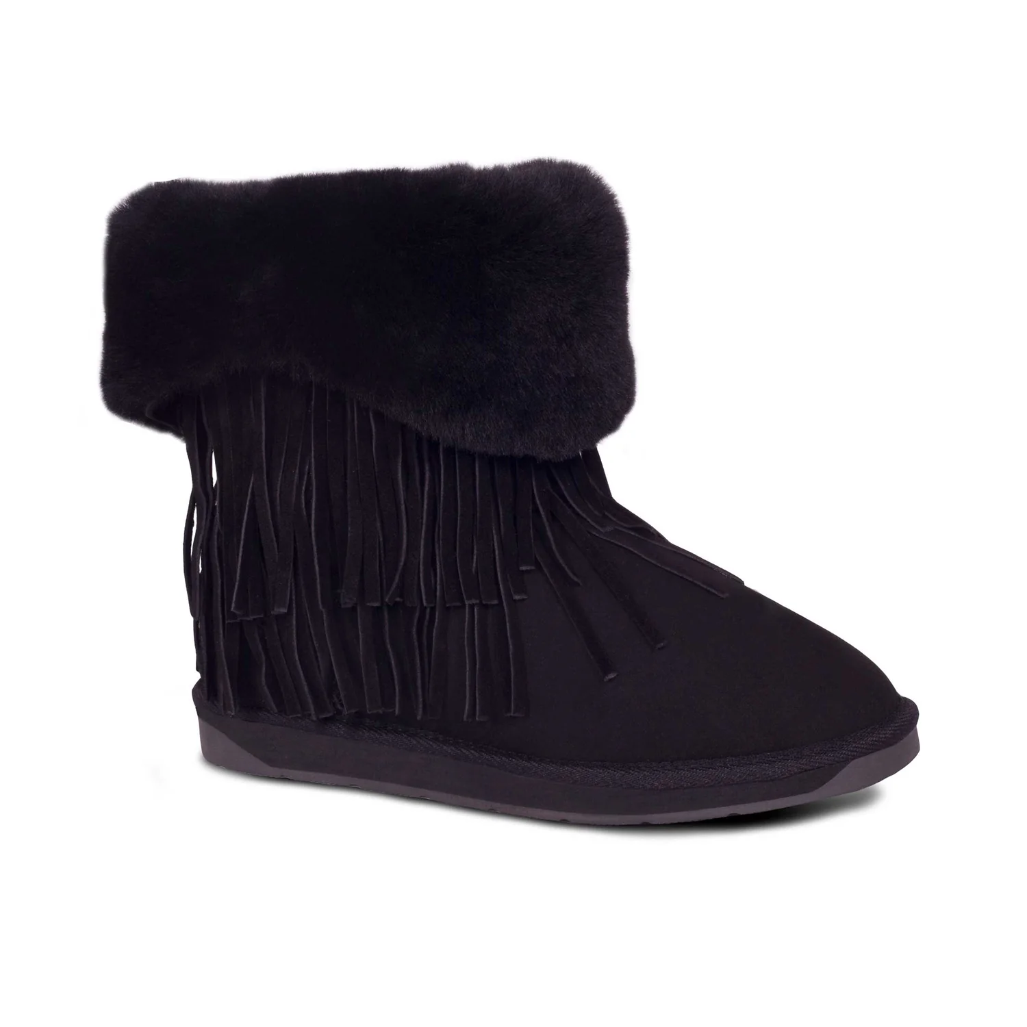 Women's Classic Fringed Sheepskin Boot - Image 15