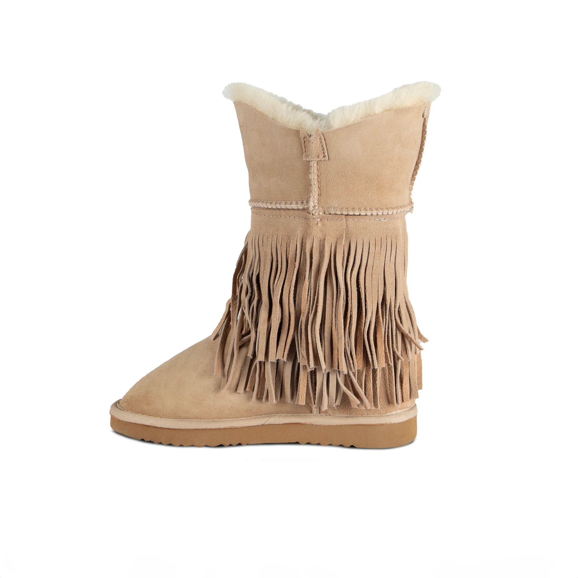 Women's Classic Fringed Sheepskin Boot - Image 22