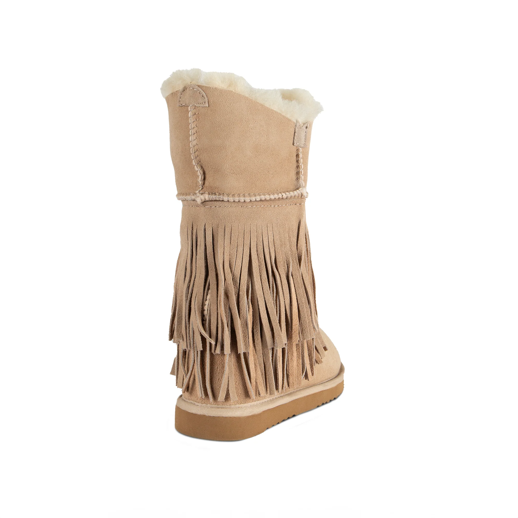 Women's Classic Fringed Sheepskin Boot - Image 23