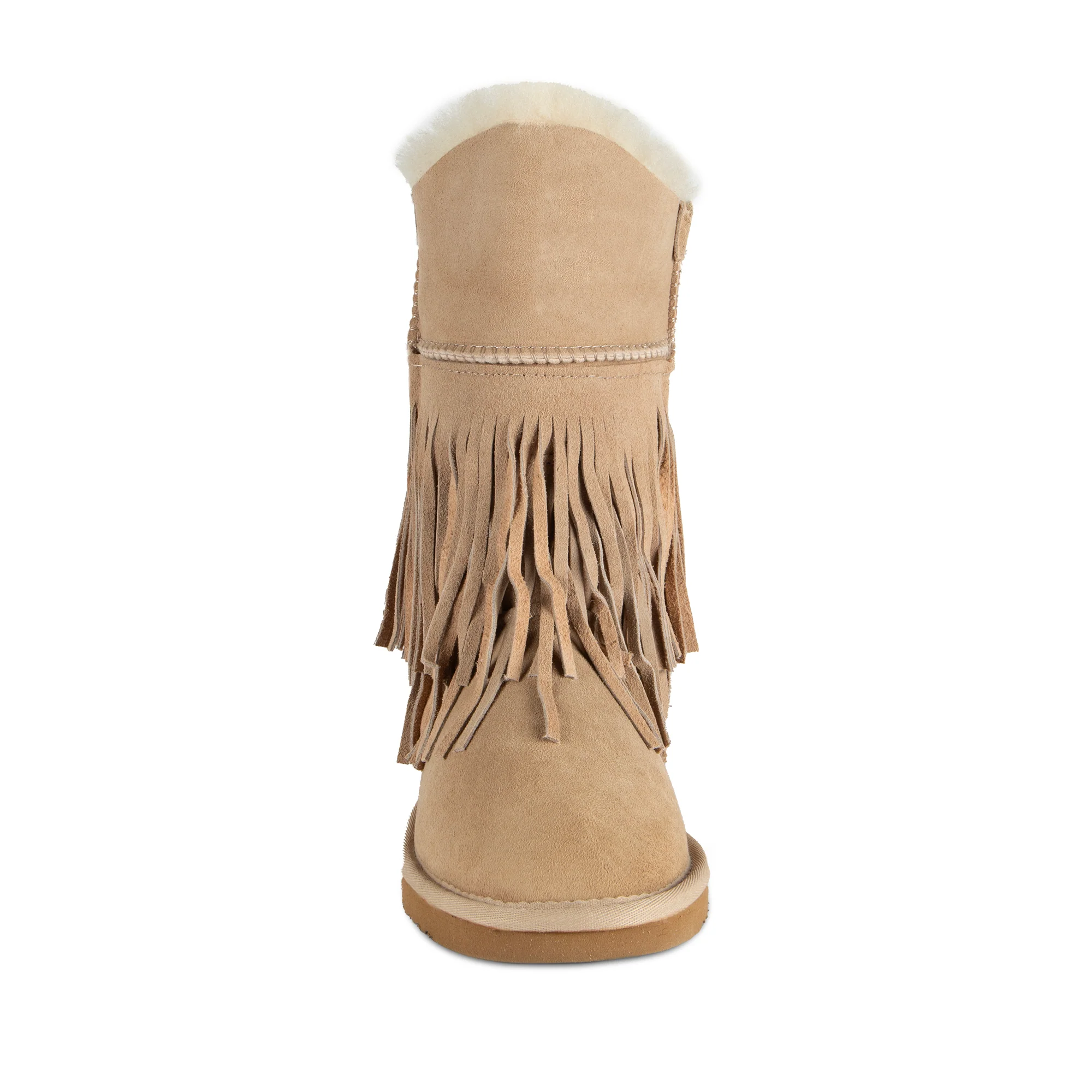 Women's Classic Fringed Sheepskin Boot - Image 24