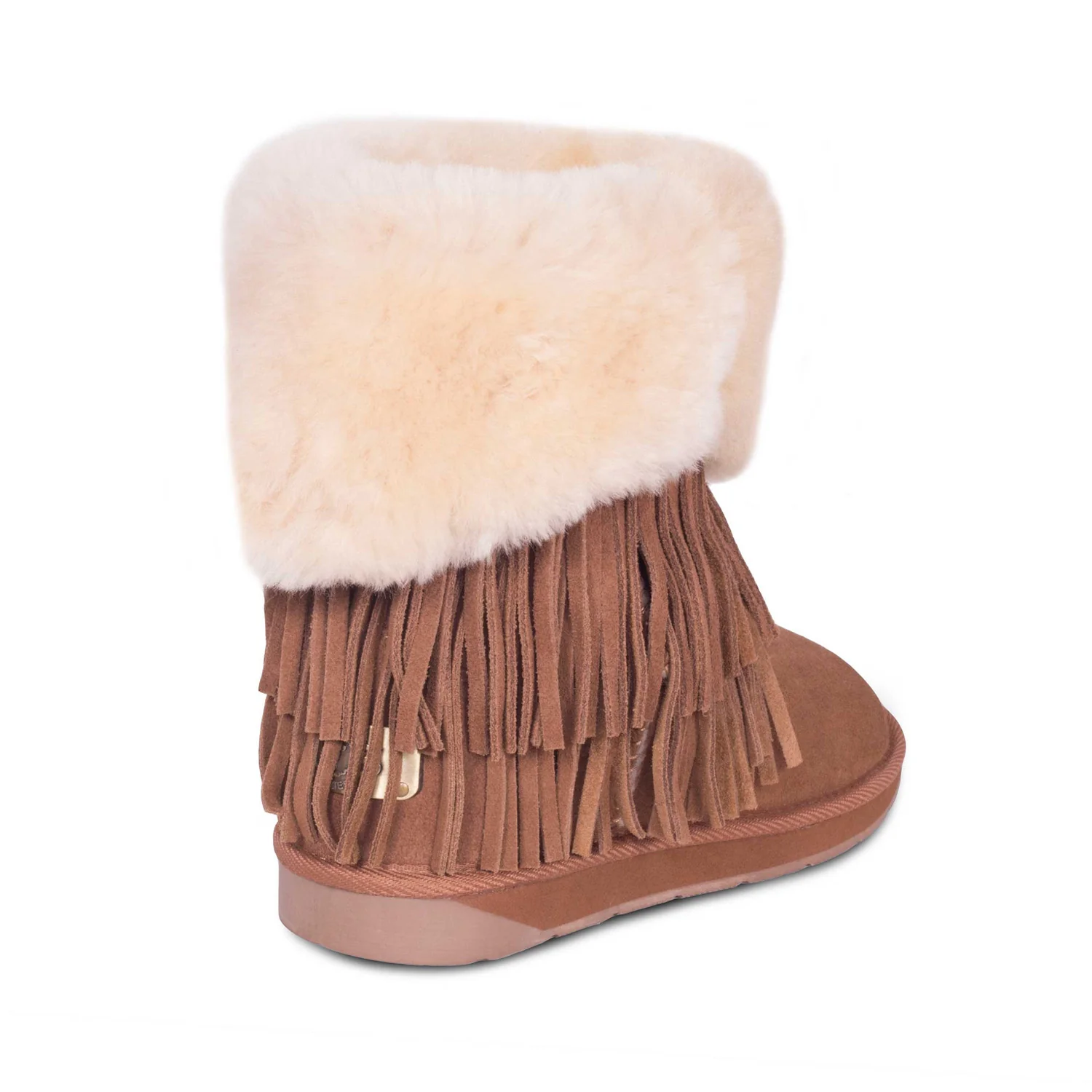 Women's Classic Fringed Sheepskin Boot - Image 7