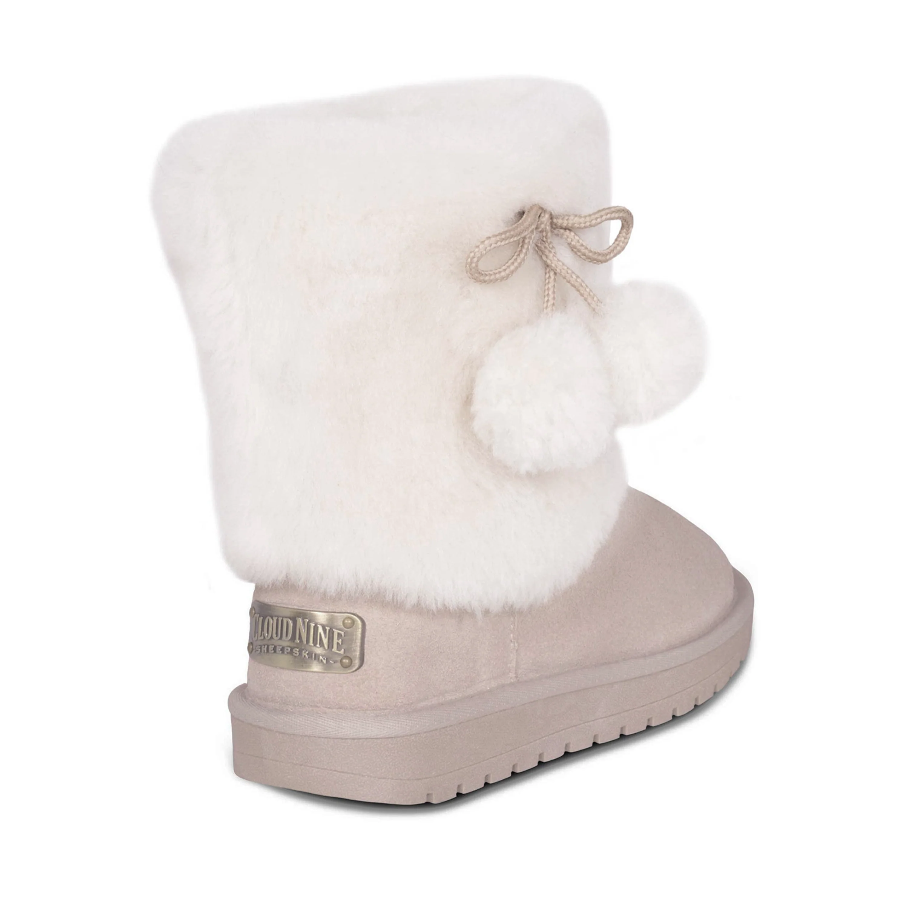 Women's Pom Pom Sheepskin Boots - Image 4